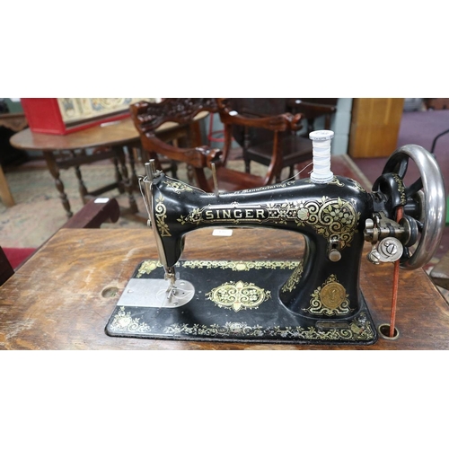 364 - Singer Sewing machine on stand