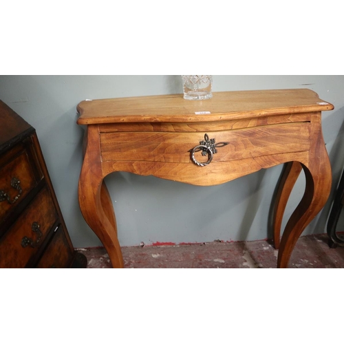 374 - Hard wood side table