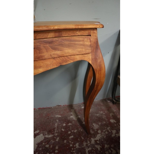 374 - Hard wood side table