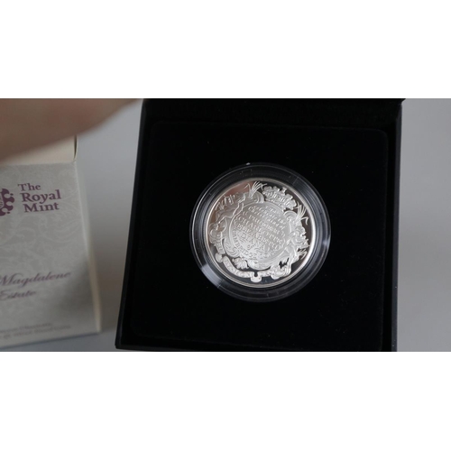 67 - The Christening of HRH Princess Charlotte UK £5 silver proof coin