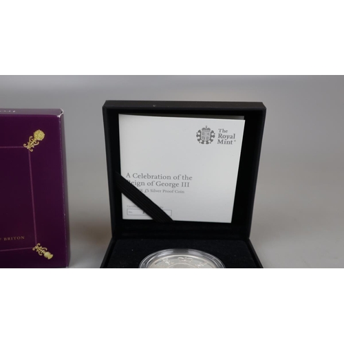 70 - Celebration of the Reign of King George III (2020) UK £5 silver proof coin