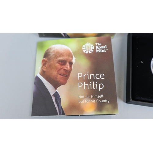 73 - Prince Phillip Celebrating a Life of Service (2017) UK £5 silver proof coin