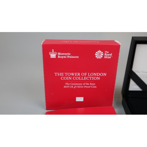 74 - The Tower of London Coin Collection The Ceremony of the Keys (2019) UK £5 silver proof coin