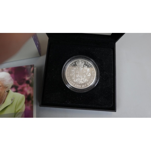 80 - The 95th Birthday of Her Majesty The Queen (2021) UK £5 silver proof coin