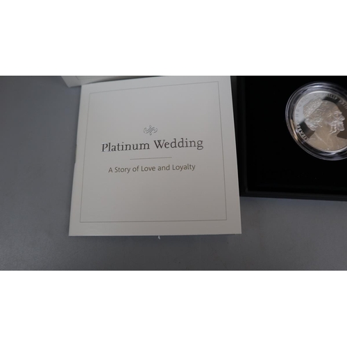 81 - The Platinum Wedding Anniversary (2017) UK £5 silver proof coin