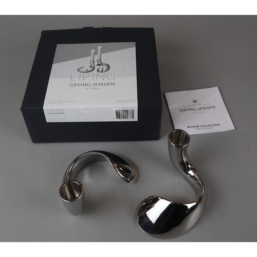 123 - Georg Jensen candle holders in original box