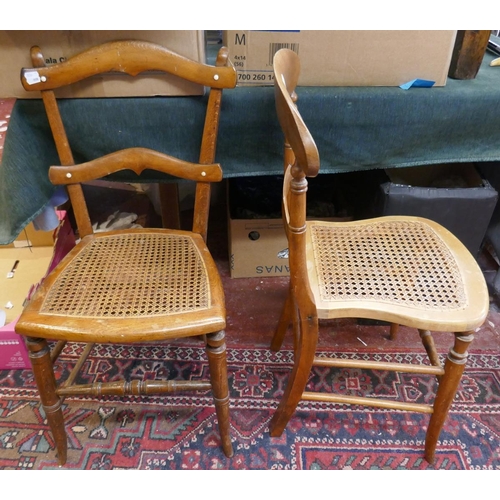 195 - Two bergere chairs