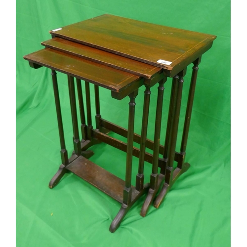 209 - Edwardian nest of tables