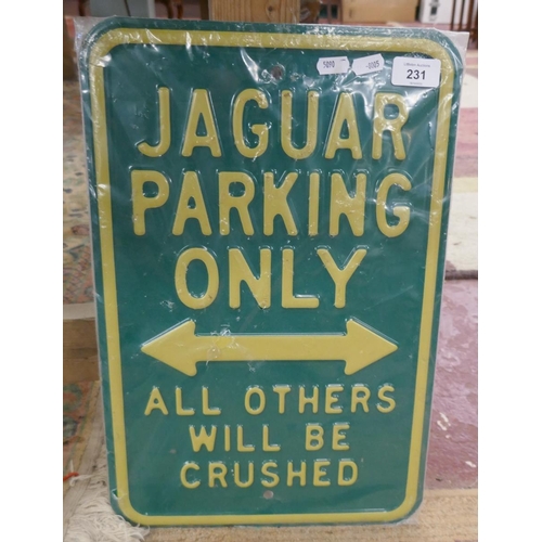 231 - Jaguar sign