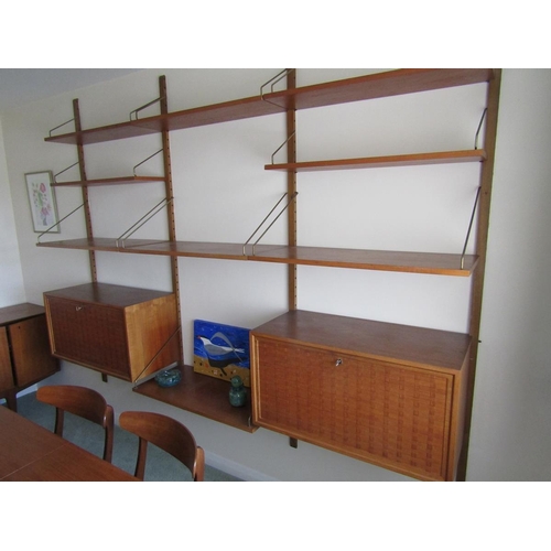 250 - Danish wall shelving system