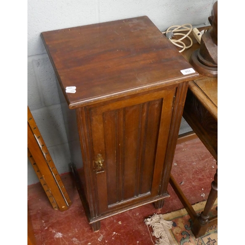 253 - Mahogany pot cupboard