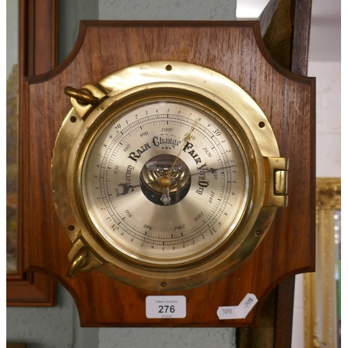 276 - Port hole barometer