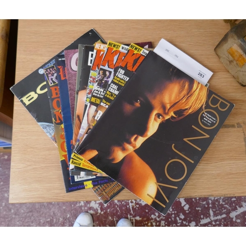 283 - Collection of mostly Bon Jovi related magazines