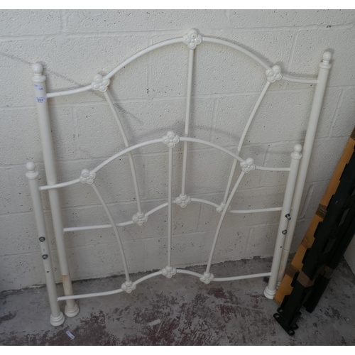 357 - Single metal bed frame