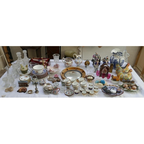 367 - Collectables to include antique china