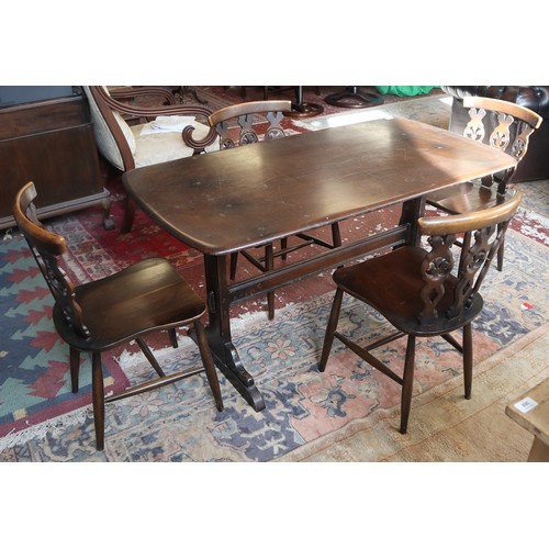 371 - Ercol dining suite - Table and 4 chairs