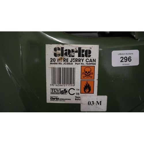 296 - Clarke 20L jerry can