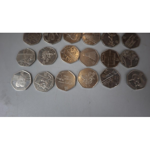 78 - Collection of coins to include collectable Olympic pieces