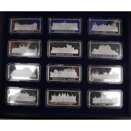 81 - 15 cased hallmarked silver ingots - Royal Residency's - Approx weight of silver 382g