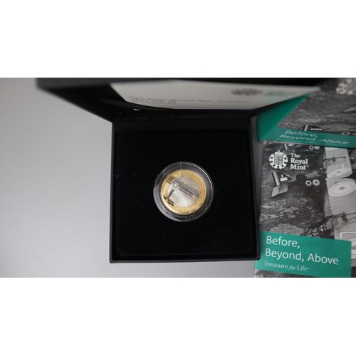 84 - WWI Aviation 2017 £2 silver proof coin, 75th anniversary of VE day 2020 £2 silver proof coin & 7... 