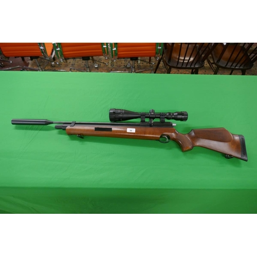 99 - Air rifle - gas filled with scope - Air Arms S310