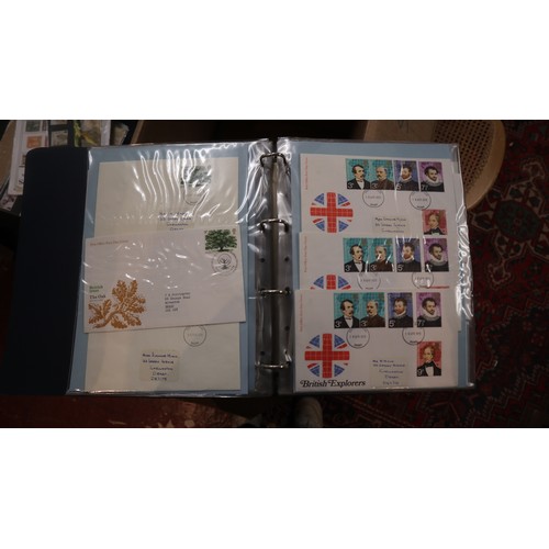 108 - Stamps- GB box of FDC's in 6 binders