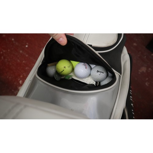 291 - Moto Caddy S1 golf trolley with lithium battery and matching bag