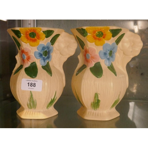 188 - Pair of Art Deco Vases