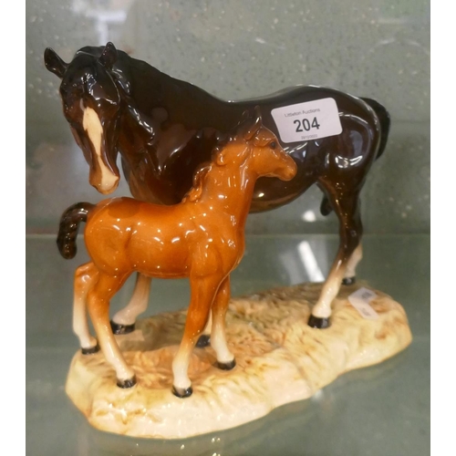 204 - Beswick mare and foal