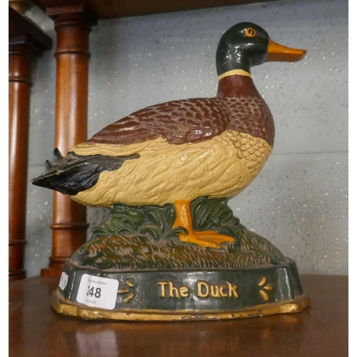 248 - Cast iron duck doorstop