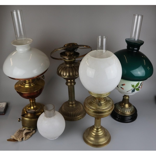 250 - Collection of oil lamps