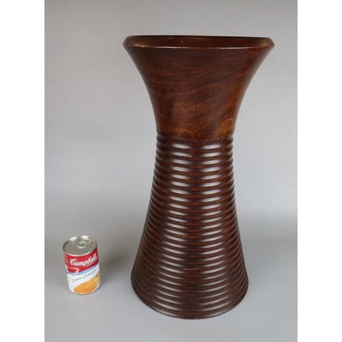 296 - John Lewis large brown vase