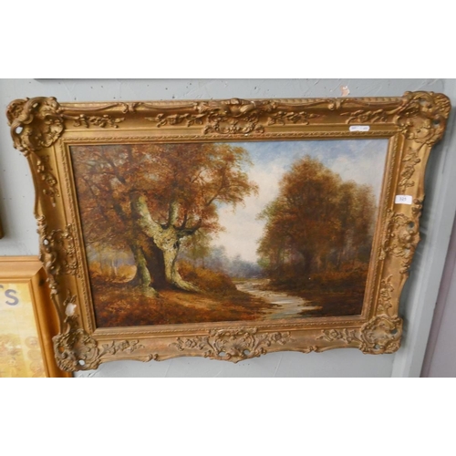 325 - Oil on canvas - rural scene - signed Linnell - Approx IS: 75cm x 50cm