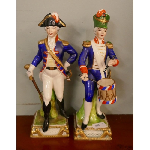 438 - Pair of ceramic figures