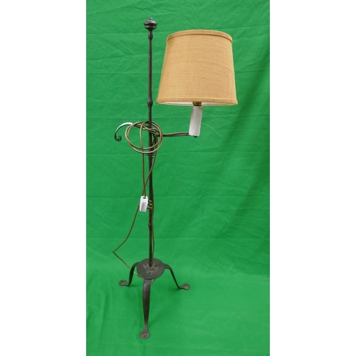 449 - Metal standard lamp