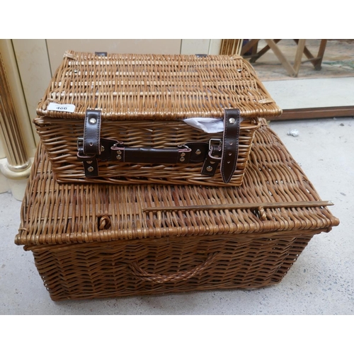 466 - 2 wicker baskets