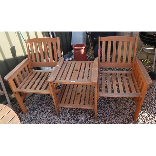 529 - Teak garden bench