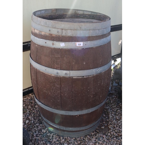 530 - Wooden beer barrel