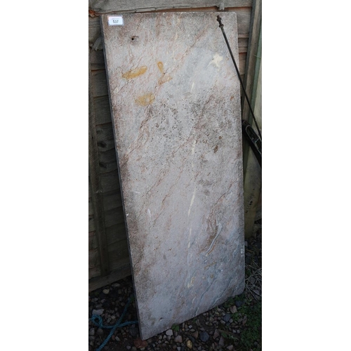 537 - Marble worktop 