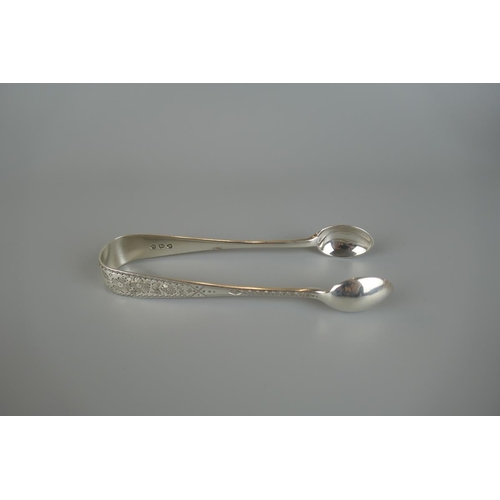 1 - 3 pairs of hallmarked silver sugar nips - Approx 119g