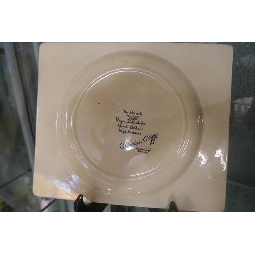 203 - Clarice Cliff rectangular plate