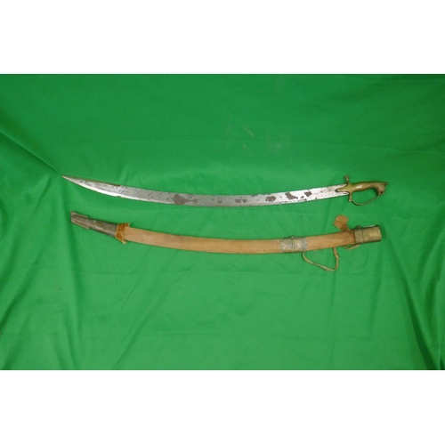 213 - Indian ceremonial sword in sheath