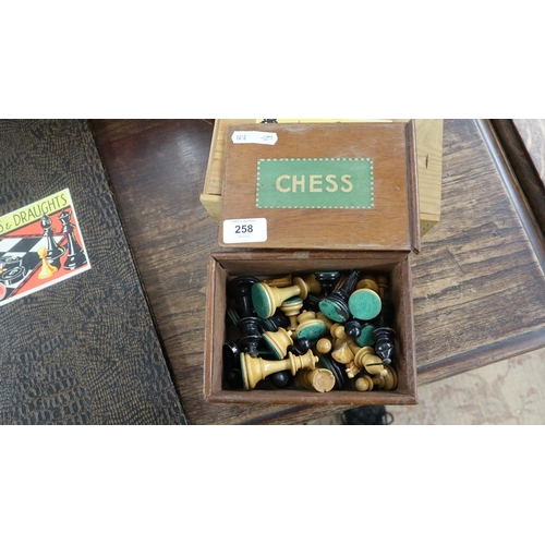 258 - 3 chess sets and a board