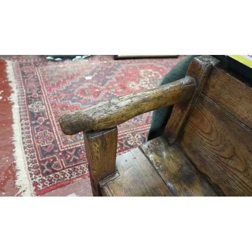 276 - Early elm child's bench - Approx. length 120cm