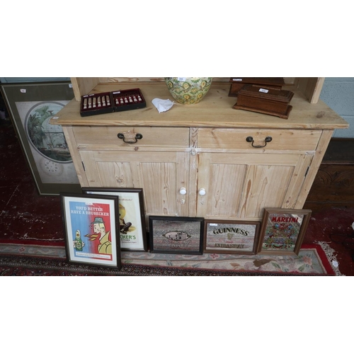 331 - Pine dresser - Approx size W: 135cm D: 58cm H: 204cm