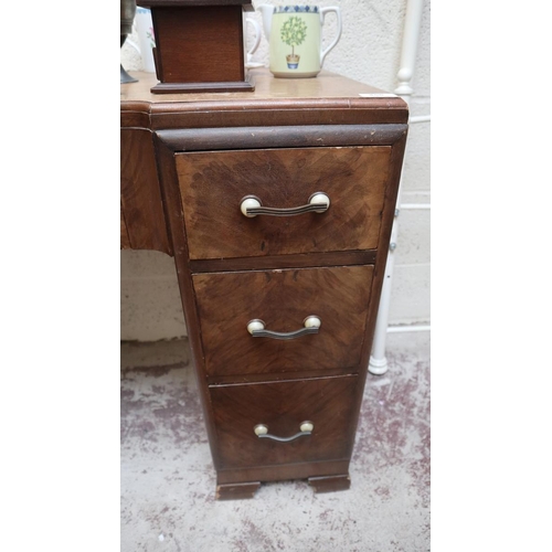 455 - Art Deco desk - Approx size W: 105cm D: 50cm H: 74cm