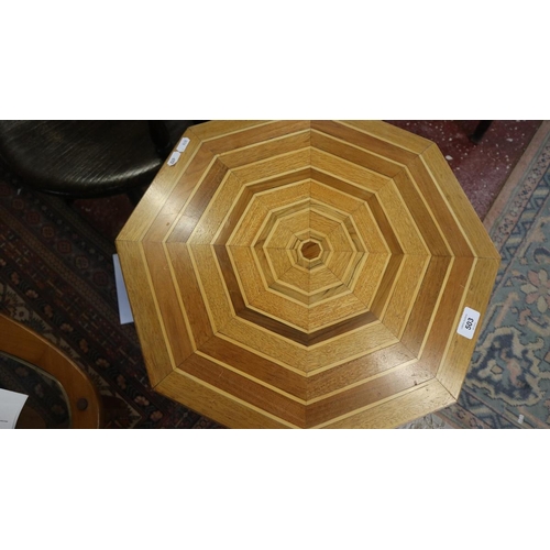 503 - 2 tier octagon occasional table