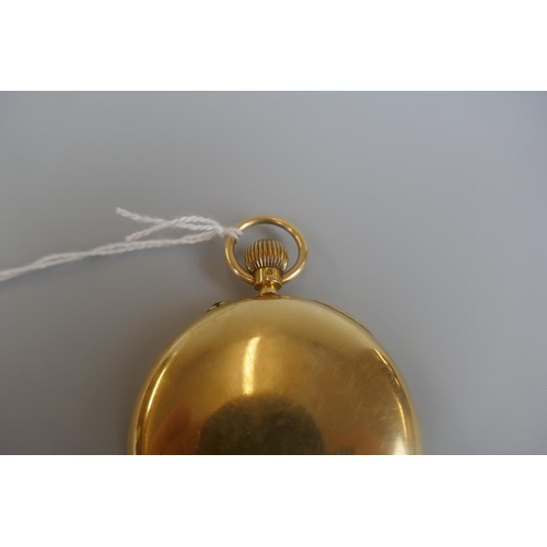 116 - 18ct gold pocket watch - S Smith and Sons London 91-441