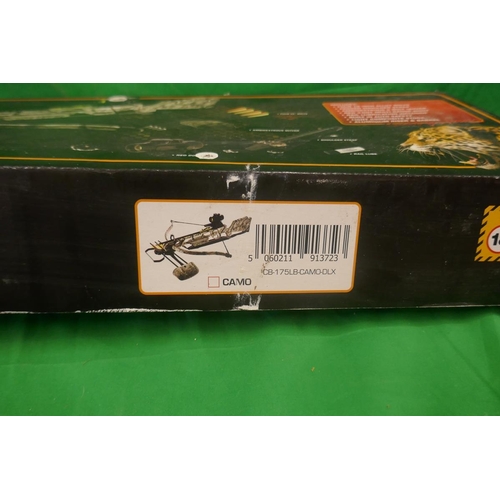 144 - Jaguar 175LB crossbow with bolts and original box