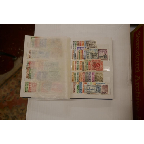 170 - Stamps - Commonwealth albums and stock book